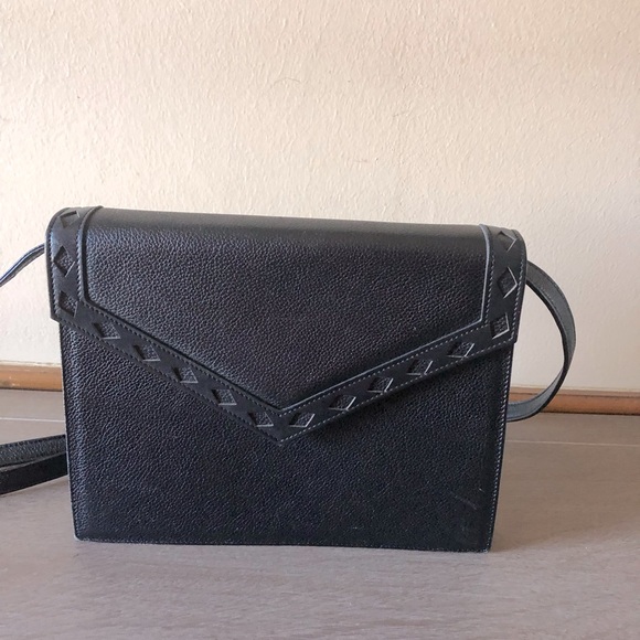 Yves Saint Laurent Handbags - SOLD! Vintage YSL classic little black leather crossbody